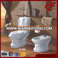 Bathroom combination two-piece toilet vagina muslim toilet bidet AB-180