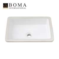 White Undermount Ceramic Sink N1510