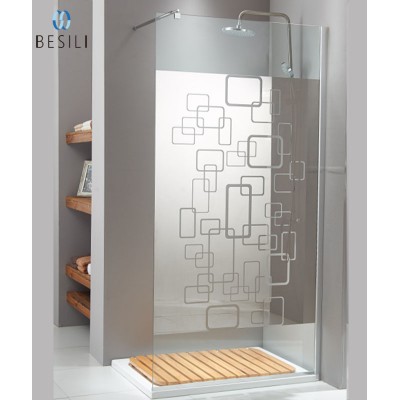 Simple New design Tempered Glass Shower Panel Cabins Enclosures Shower Cubicles For Sale P-31-2