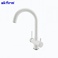 Kitchen Faucet Blacked Pull Down White Kitchen Tap Single Hole 360 Degree Brushed Nickle Faucets Water Mixer Tap