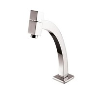 Water Saving Square Shape Handle Brass luxury Kitchen Faucet