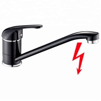 Low Pressure Kitchen Faucet, Single Handle Single Hole Vessel Vanity Sink Tap, Hot and Cold Water Mixer, Chrome