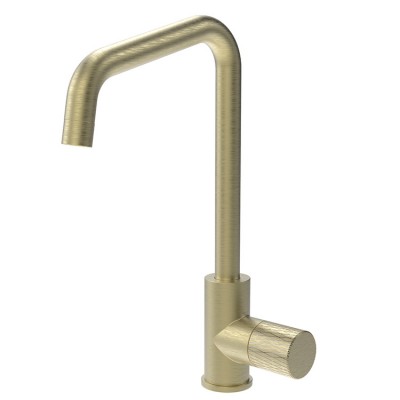 Watermark approve luxury bronze single handle kitchen water tap brushed gold kitchen faucet