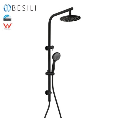 Good price brass bathroom black hand rain shower set with watermark C4501B