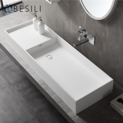 Wastafel waschbecken evier de cuisine lavabo bagno moderne, luxury long narrow bathroom sink G30-1