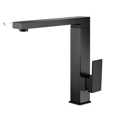 luxury sink square kitchen faucet black tap ware australian standard