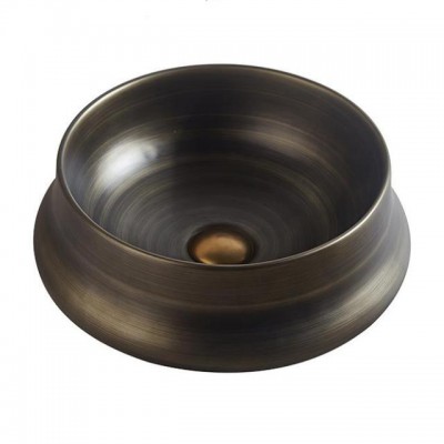 Hot-selling bronze matte art basin countertop fancy wash basin for bathroom B6188AM1