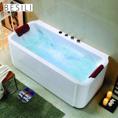 High quality hydro massage bathtub supplier jacuzziing indoor spa bath hot tubs for bathroom