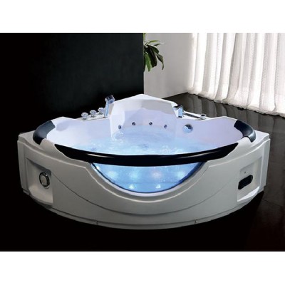 Popular corner whirlpool massage bathtub acrylic massage bathtub 301