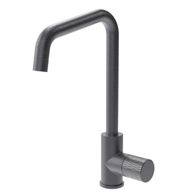 Watermark Approval Fashion Design Brushed Gun Metal Kitchen Sink Faucet