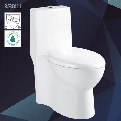 CUPC washdown bathroom seat one piece mat chinese toilet wc luxury toilet