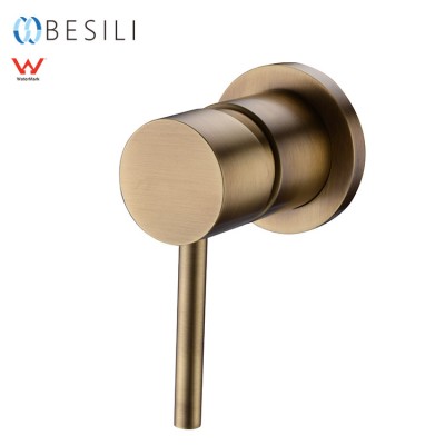 Watermark certificate wall mounted conceal brass shower mixer gold faucet  6237W